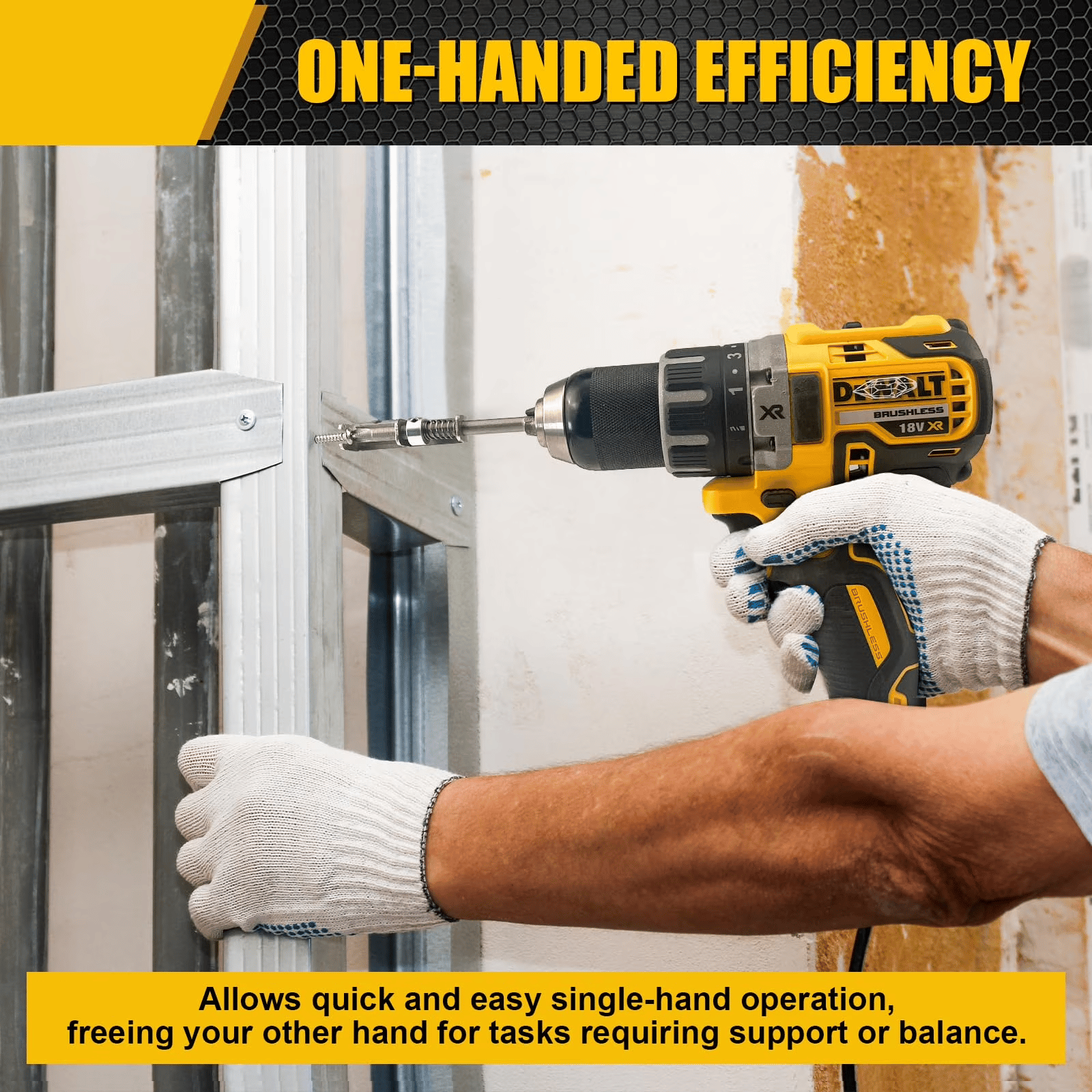 Spring loaded Screw Holder Bit,Single Hand Operation Bit Holders