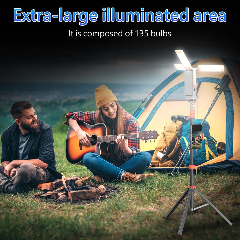 💯🔥49% OFF💡Portable Rechargeable Triple-Head LED Camping Light