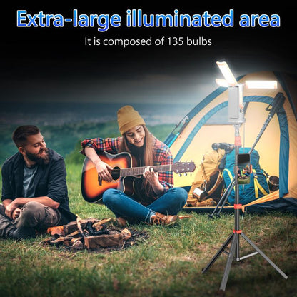 💯🔥49% OFF💡Portable Rechargeable Triple-Head LED Camping Light