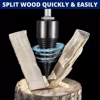 ⚡ Heavy-Duty Firewood Log Splitting Drill Bit, 1.25 in (32 mm)