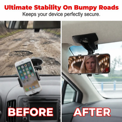 360° Swivel Dashboard Phone Holder 🚗 – Adjustable In-Car Mount | 1 Piece