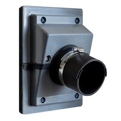 🛠️ HVAC Wall Line Set Cover – White Sealing & Insulation Kit