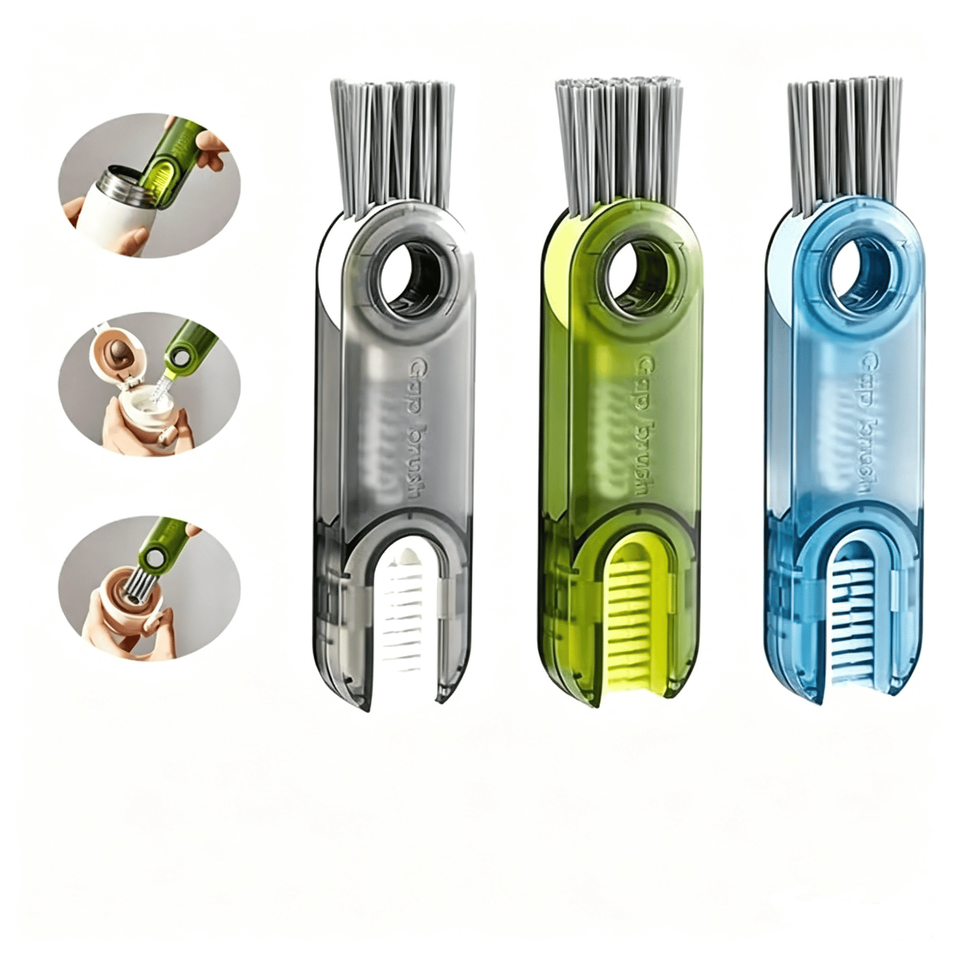 Multitrust 3 in 1 U Shaped Bottle Brush