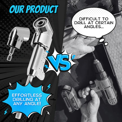 105° Angled Drill Attachment 🔧 – Extended 5.51" Reach Adapter