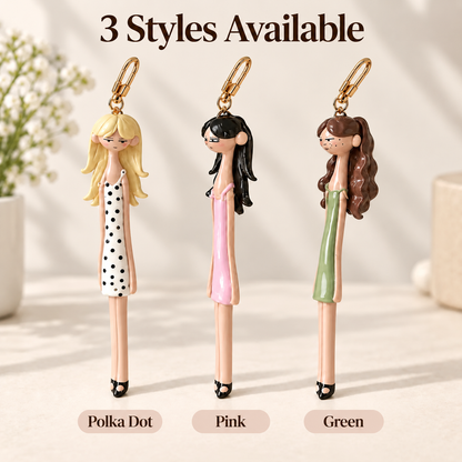 👜✨ Fashion Doll Bag Charms — 3 Stylish Designs to Add Personality to Your Favorite Bag!