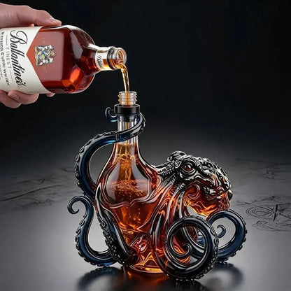 🎁 The  Rum Edition 3D Octopus Bottle 🐙🥃