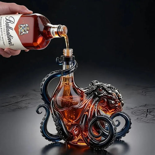 🎁 The  Rum Edition 3D Octopus Bottle 🐙🥃