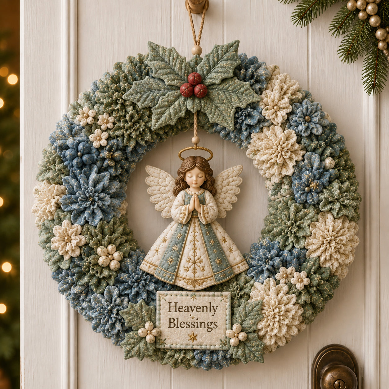 🔥49% Off Last Day 🔥🎄 3D Fabric Poke Wreath DIY Kit