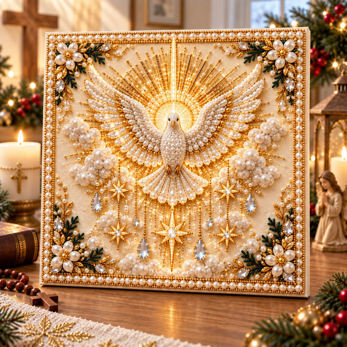 🙏✝️DIY Christian Pearl Artwork Kit✈️ Buy 2+ Get Free Shipping