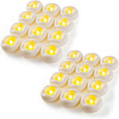 🕯️Water-Activated Flameless Floating LED Candles – Romantic Waterproof Glow for Any Occasion