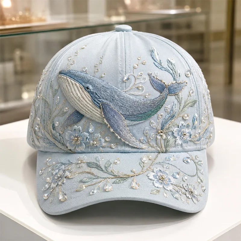 🔥 Last Day 42% OFF – 🌊 3D Ocean Creatures Printed Cap