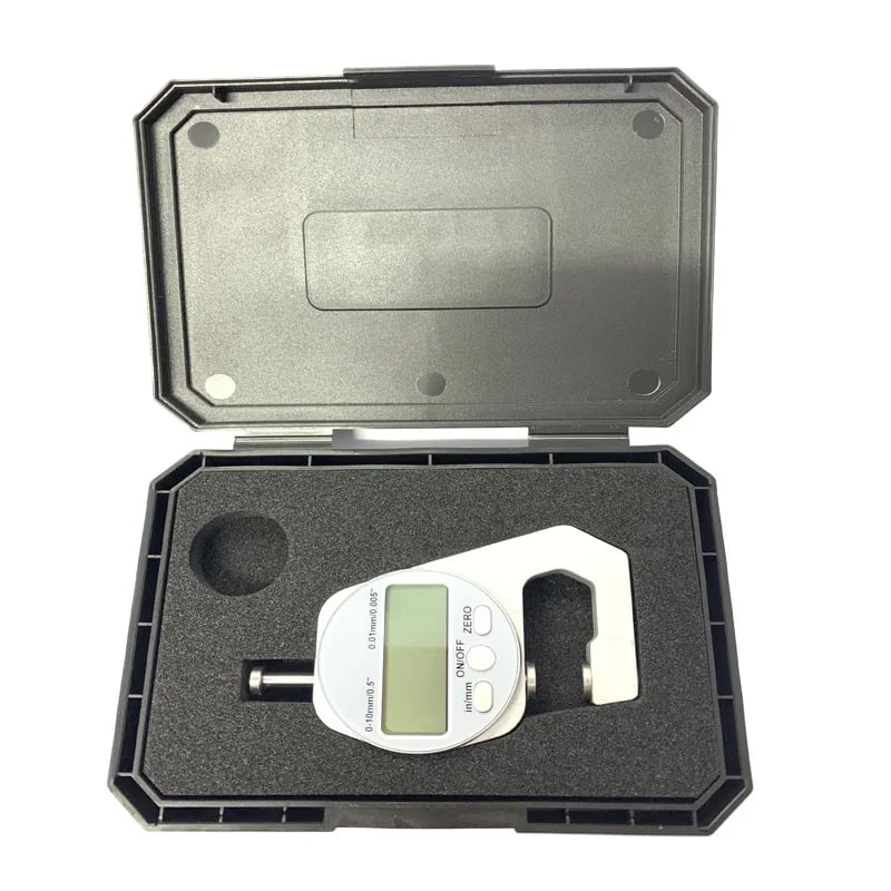 📏 Digital Thickness Gauge – 0–20mm Flat-Head Measuring Tool