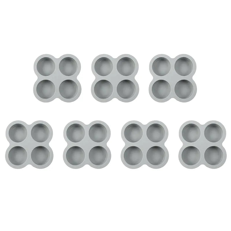 4-Cavity Silicone Cake Mold 🍰 – Perfect for Mousse & Desserts