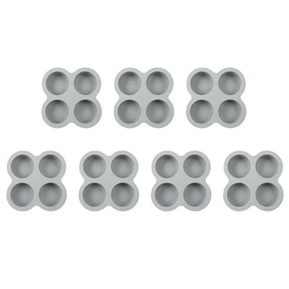 4-Cavity Silicone Cake Mold 🍰 – Perfect for Mousse & Desserts