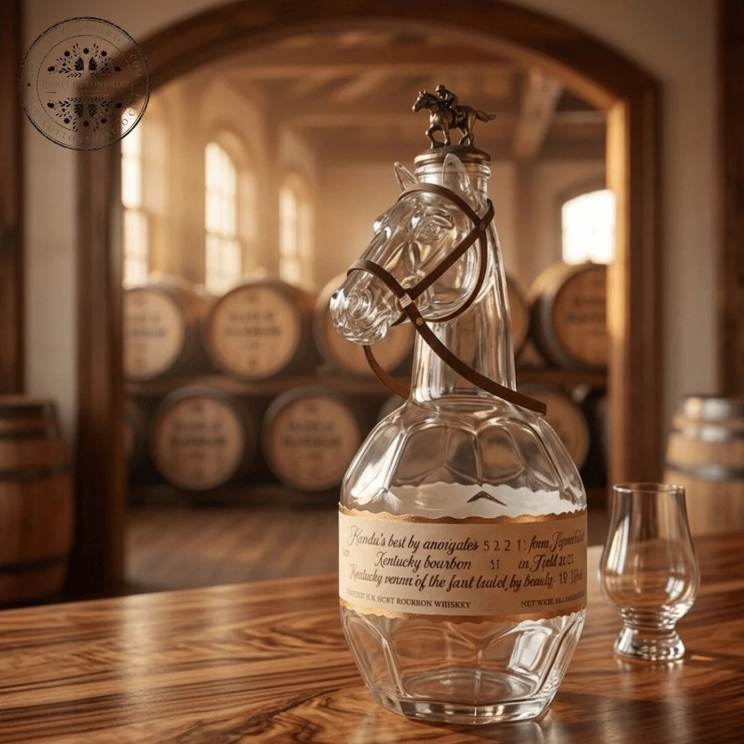 Kentucky Derby Horse Head Bourbon Decanter Bottle