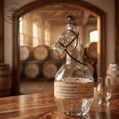 Kentucky Derby Horse Head Bourbon Decanter Bottle