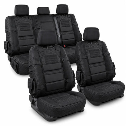 🎖️ Military‑Style Auto Seat Protectors｜Universal Fit Heavy‑Duty Cushion For Long‑Drive Vehicle Owners