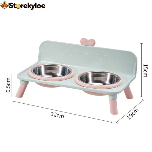 🐾 Raised 2-in-1 Pet Feeding Station with Removable Bowls 🥣
