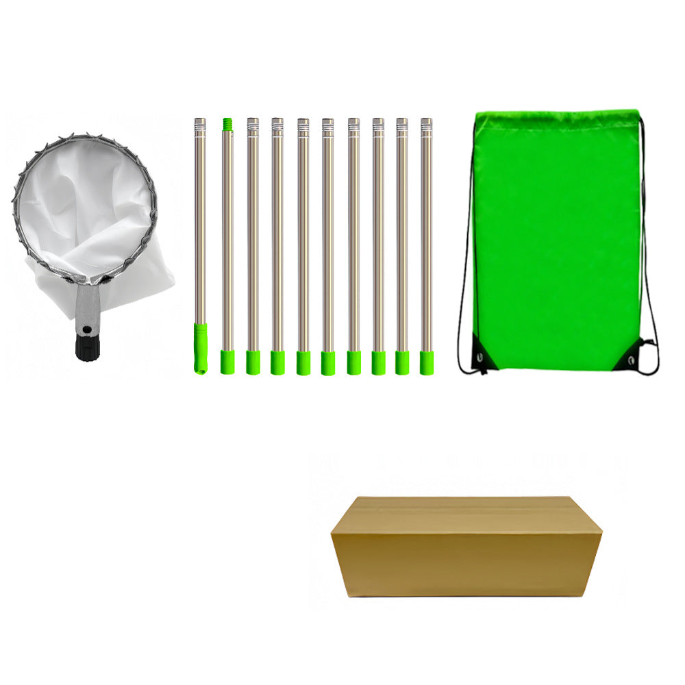 Long-Reach Fruit Picker 🍎 – Metal Basket with Catch Bag | 50% OFF
