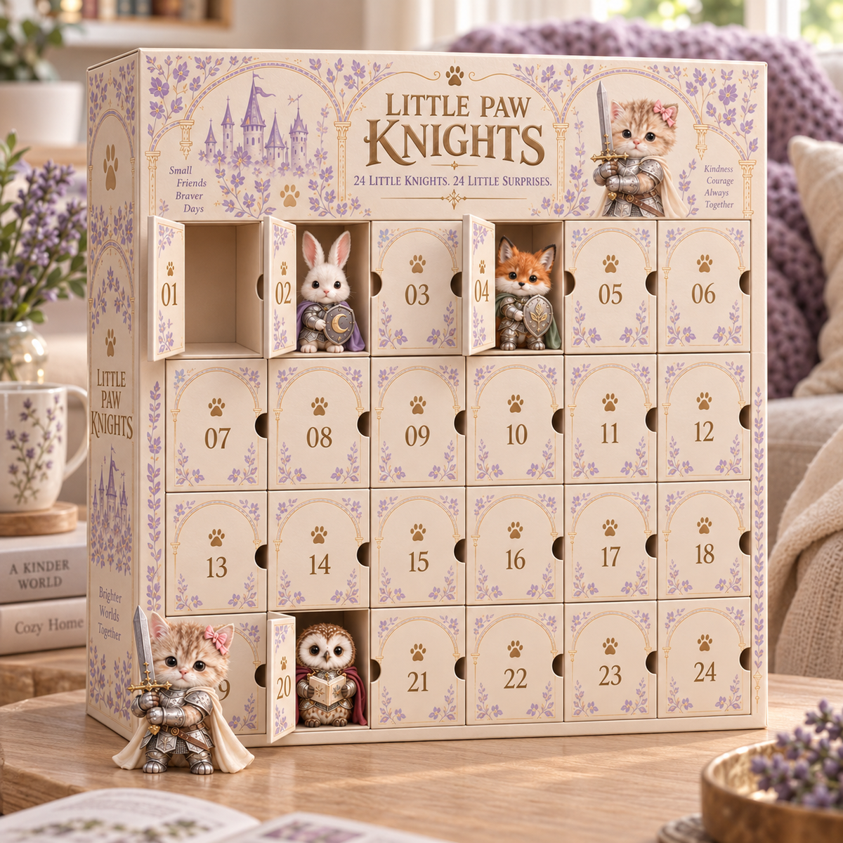 🐾⚔️ Fantasy Animal Knights Mystery Box – 24 Adorable Collectible Designs 🎁