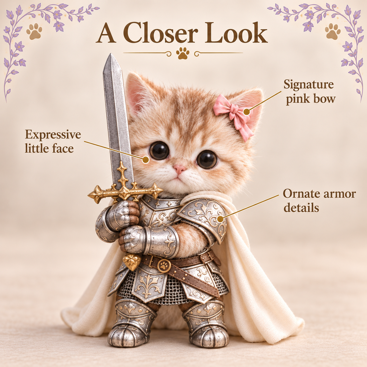 🐾⚔️ Fantasy Animal Knights Mystery Box – 24 Adorable Collectible Designs 🎁