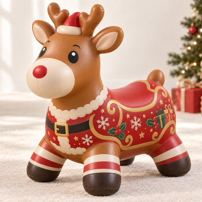 🎄 Christmas Animal Hopper – A Bouncy Ride-On Gift for Kids 🎁
