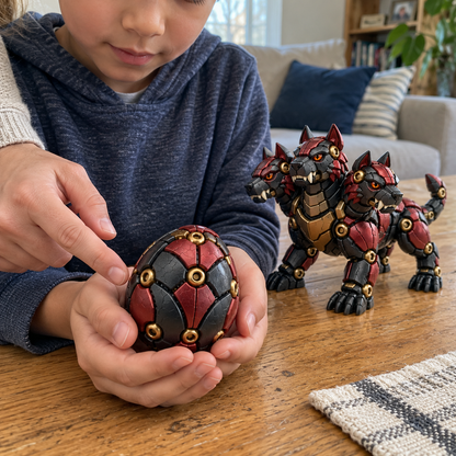⚙️ Transforming Mechanical Mythical Beast Eggs – 4 Legendary Creatures