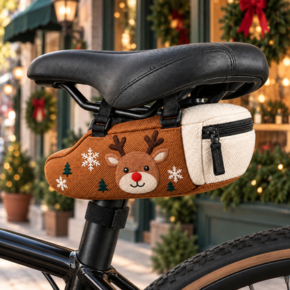 🚴🎅 Festive Christmas Bike Saddle Bag – 6 Fun Holiday Styles