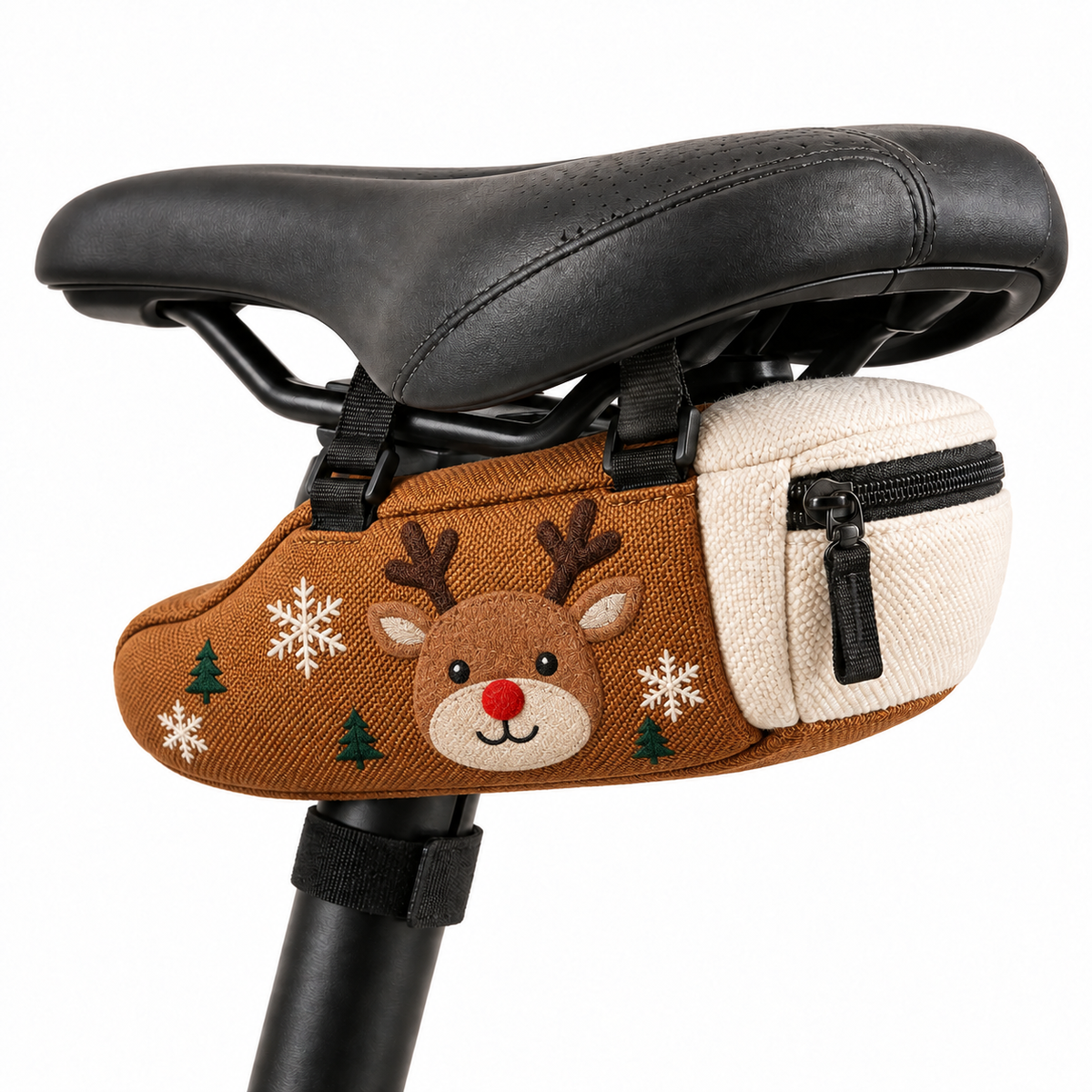 🚴🎅 Festive Christmas Bike Saddle Bag – 6 Fun Holiday Styles