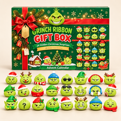🎄💚 24 Days of Mischievous Green Christmas Characters – Funny Advent Calendar Gift Box