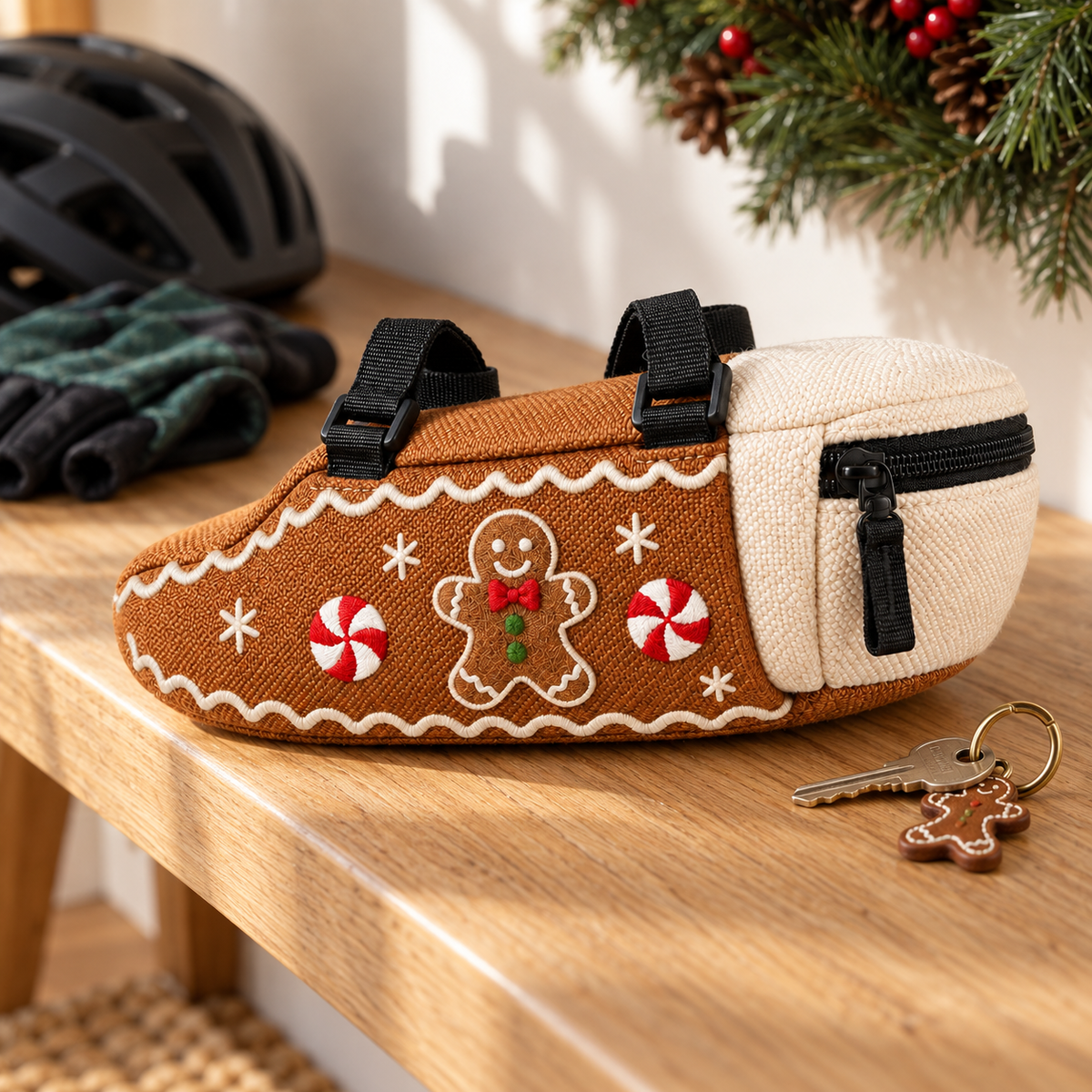 🚴🎅 Festive Christmas Bike Saddle Bag – 6 Fun Holiday Styles