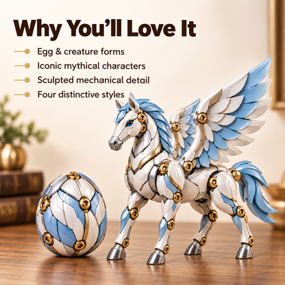 ⚙️ Transforming Mechanical Mythical Beast Eggs – 4 Legendary Creatures