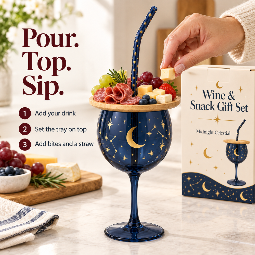 Concept box interior holding the cherry cup with separate topper and straw