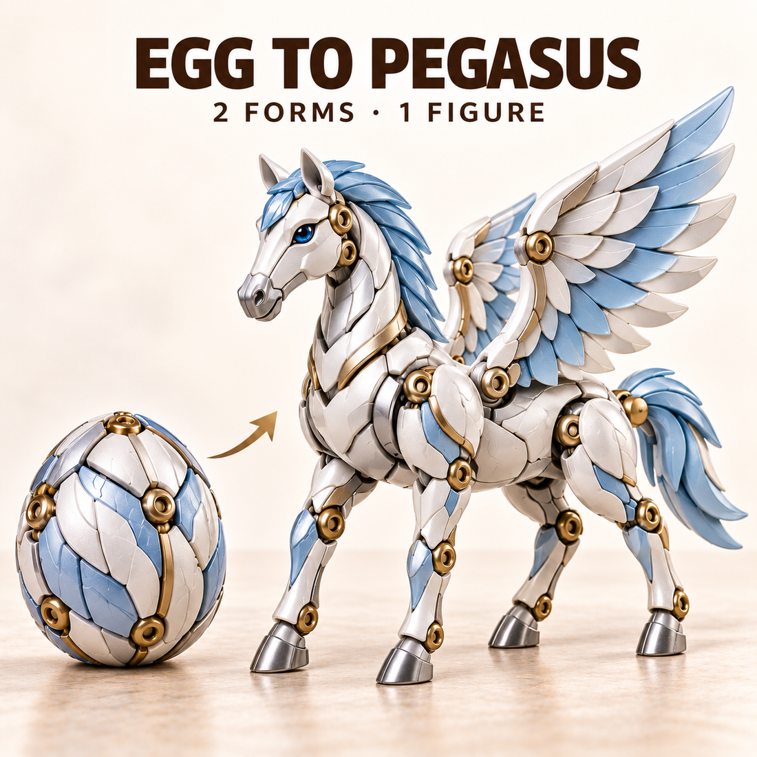 ⚙️ Transforming Mechanical Mythical Beast Eggs – 4 Legendary Creatures