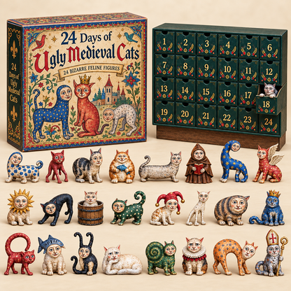 🐈🏰 24 Days of Ugly Medieval Cats
