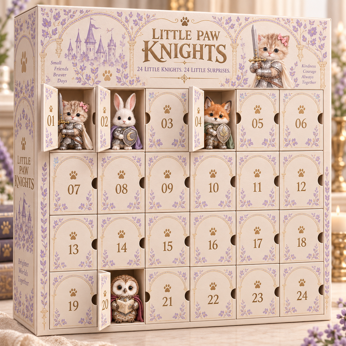 🐾⚔️ Fantasy Animal Knights Mystery Box – 24 Adorable Collectible Designs 🎁