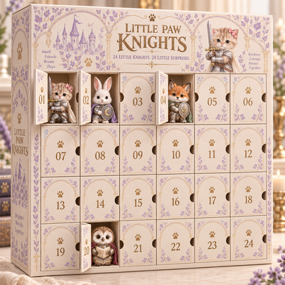 🐾⚔️ Fantasy Animal Knights Mystery Box – 24 Adorable Collectible Designs 🎁