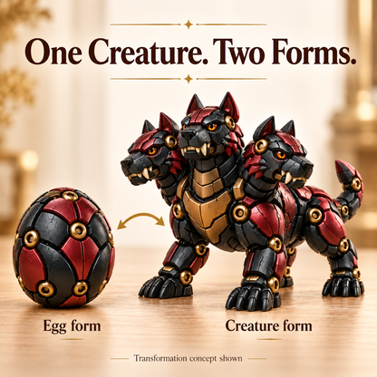 ⚙️ Transforming Mechanical Mythical Beast Eggs – 4 Legendary Creatures