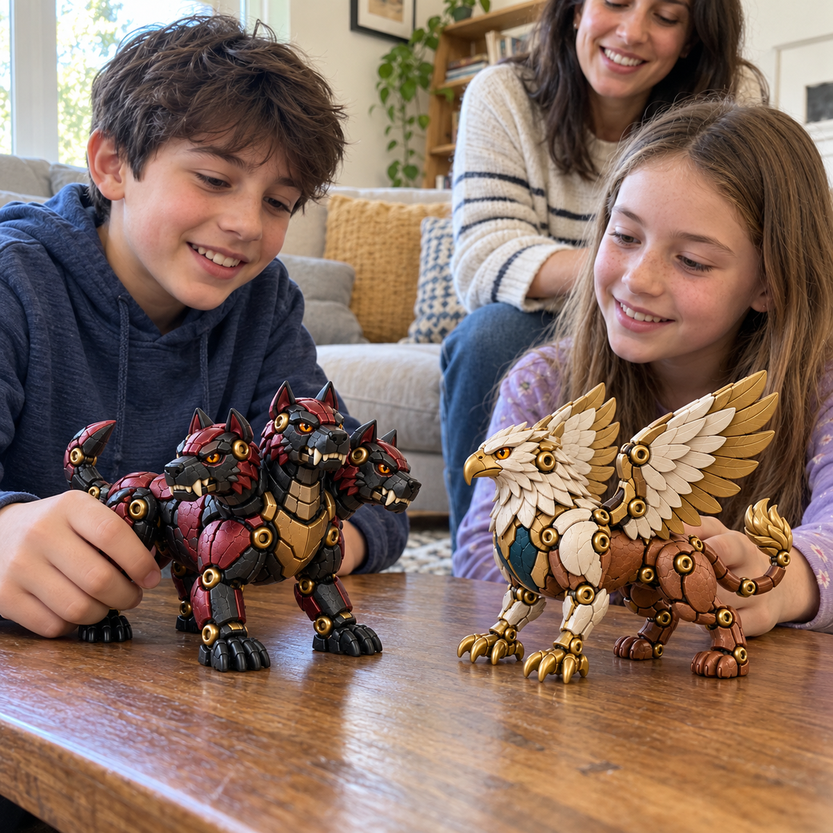 ⚙️ Transforming Mechanical Mythical Beast Eggs – 4 Legendary Creatures