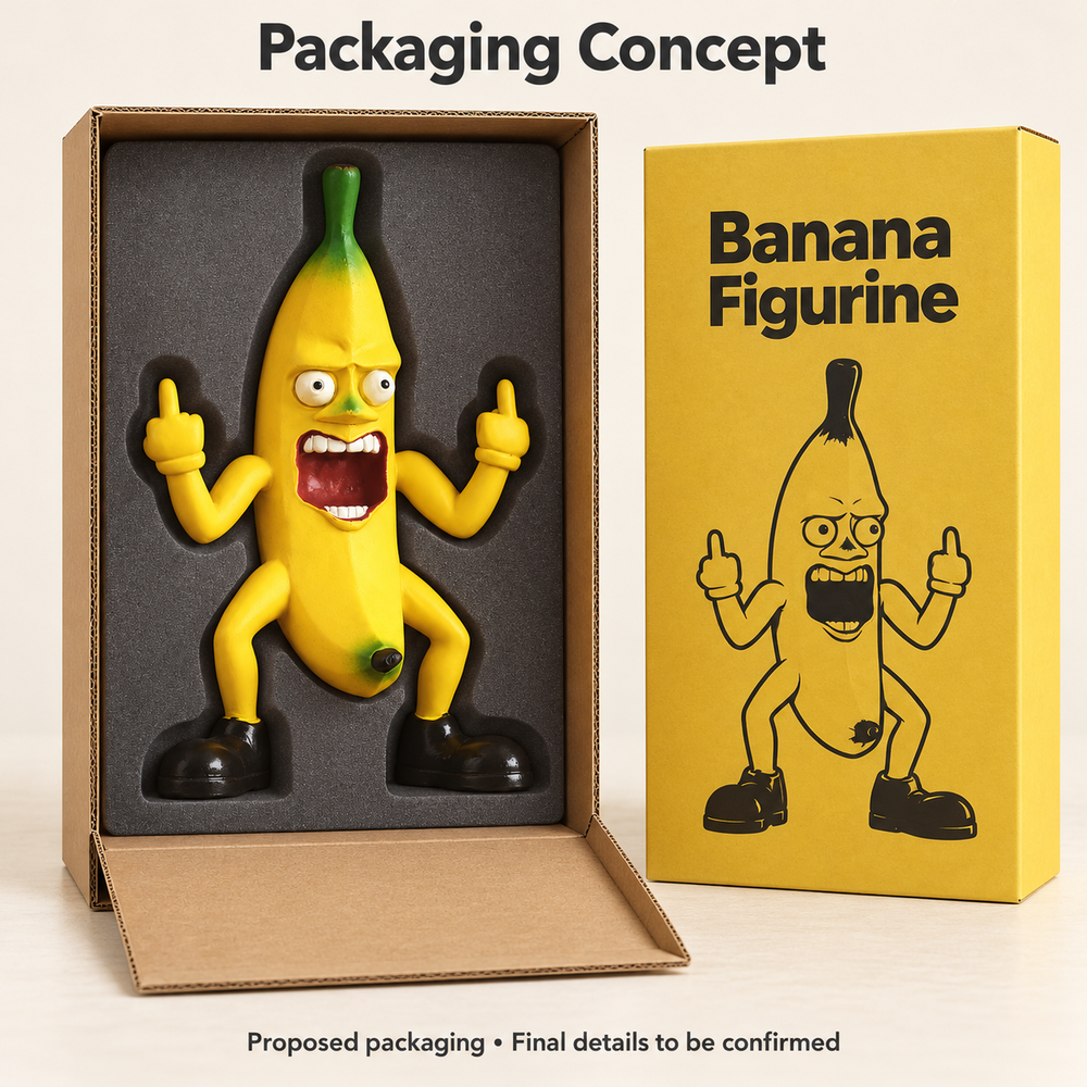 Angry Banana figurine product detail