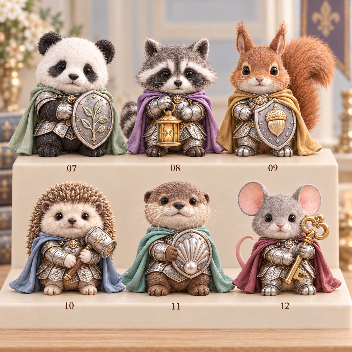🐾⚔️ Fantasy Animal Knights Mystery Box – 24 Adorable Collectible Designs 🎁
