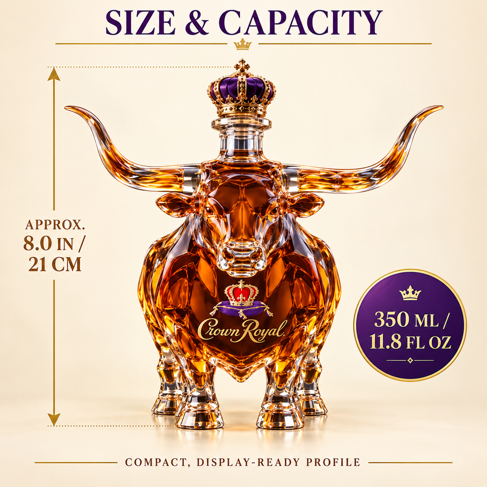 Longhorn collectible bottle design details