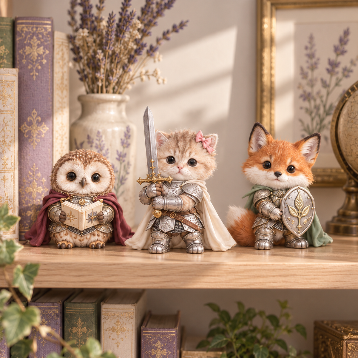 🐾⚔️ Fantasy Animal Knights Mystery Box – 24 Adorable Collectible Designs 🎁