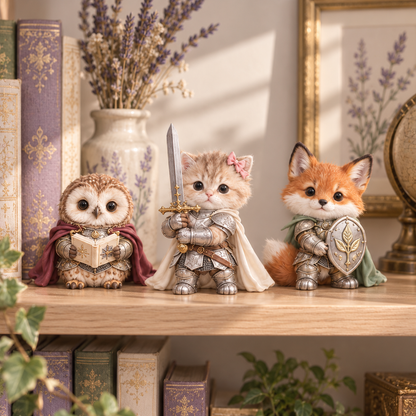 🐾⚔️ Fantasy Animal Knights Mystery Box – 24 Adorable Collectible Designs 🎁