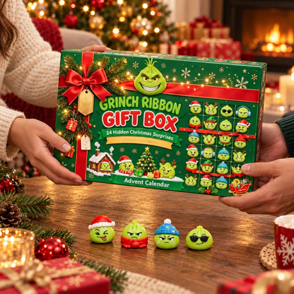 🎄💚 24 Days of Mischievous Green Christmas Characters – Funny Advent Calendar Gift Box