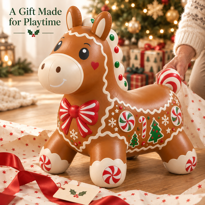 🎄 Christmas Animal Hopper – A Bouncy Ride-On Gift for Kids 🎁