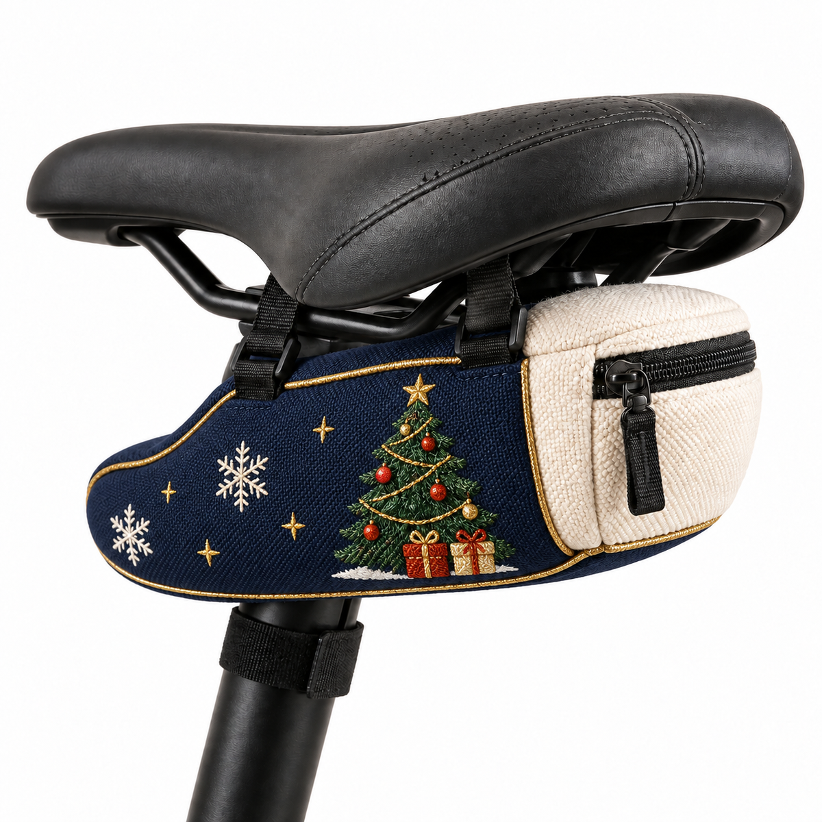 🚴🎅 Festive Christmas Bike Saddle Bag – 6 Fun Holiday Styles