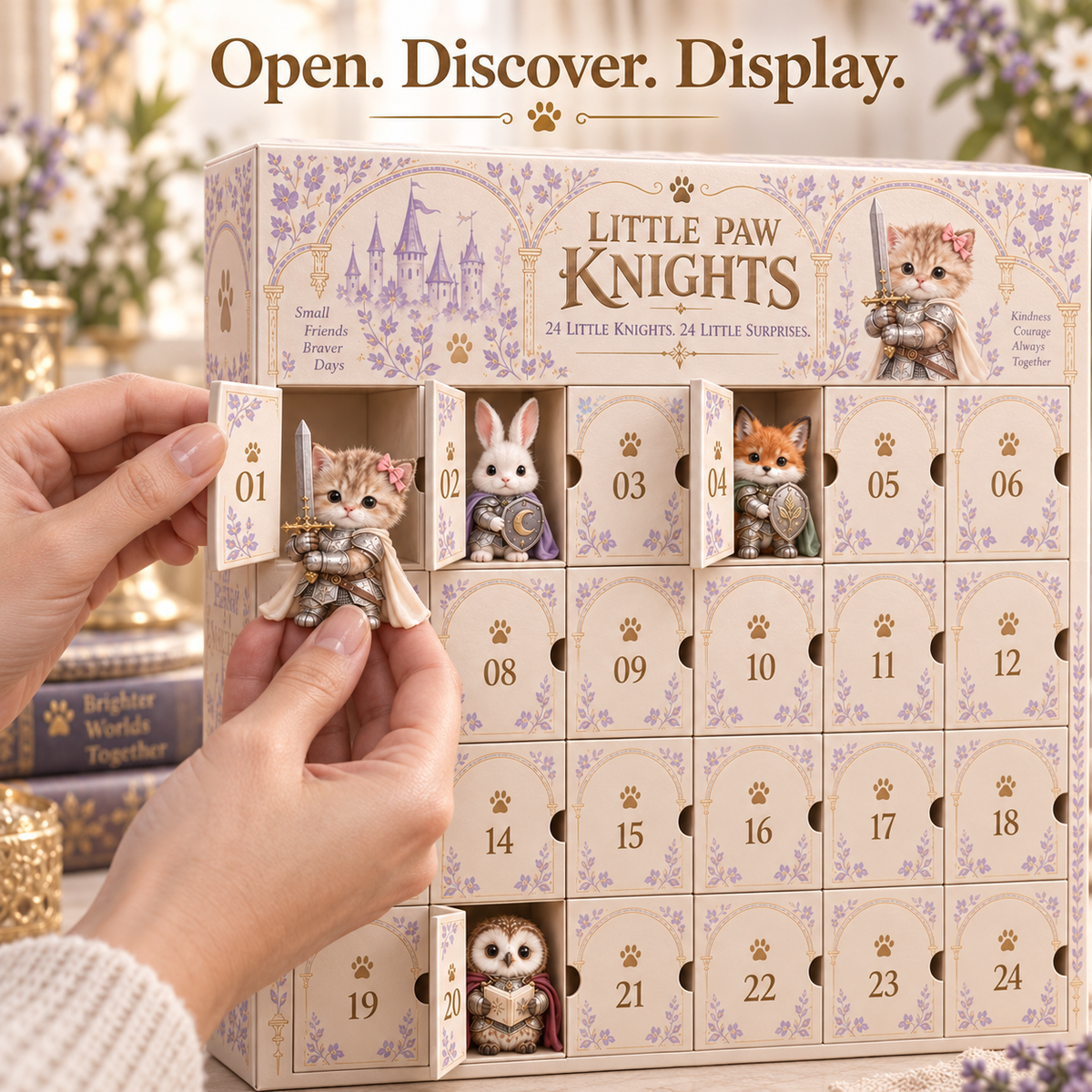 🐾⚔️ Fantasy Animal Knights Mystery Box – 24 Adorable Collectible Designs 🎁