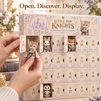 🐾⚔️ Fantasy Animal Knights Mystery Box – 24 Adorable Collectible Designs 🎁