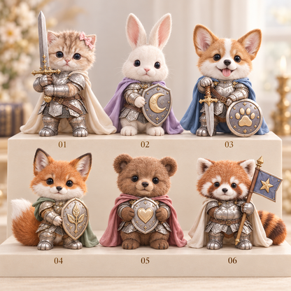 🐾⚔️ Fantasy Animal Knights Mystery Box – 24 Adorable Collectible Designs 🎁
